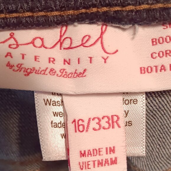 Isabel Maternity Bootcut Jeans 16/33R - Picture 5 of 5
